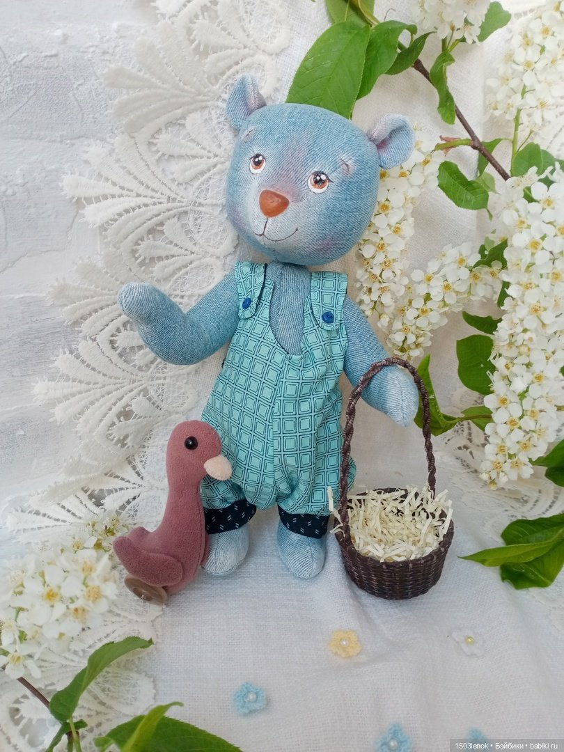 Тимоша и черёмуха — Авторские мишки Тедди и друзья: фото (фото 9)