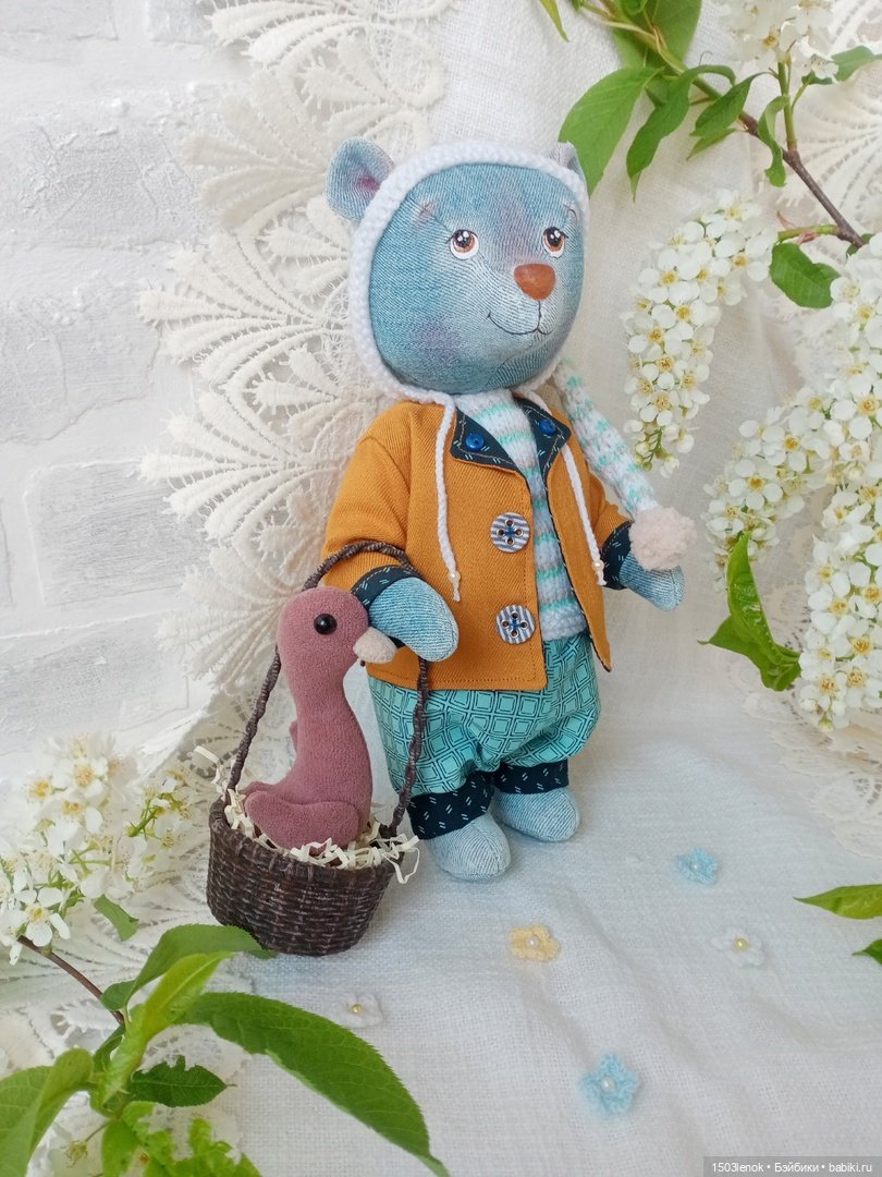 Тимоша и черёмуха — Авторские мишки Тедди и друзья: фото (фото 2)