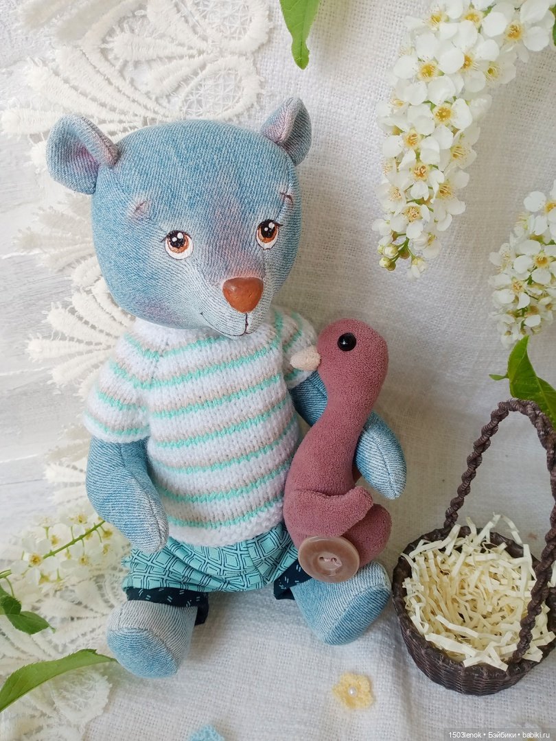 Тимоша и черёмуха — Авторские мишки Тедди и друзья: фото (фото 6)