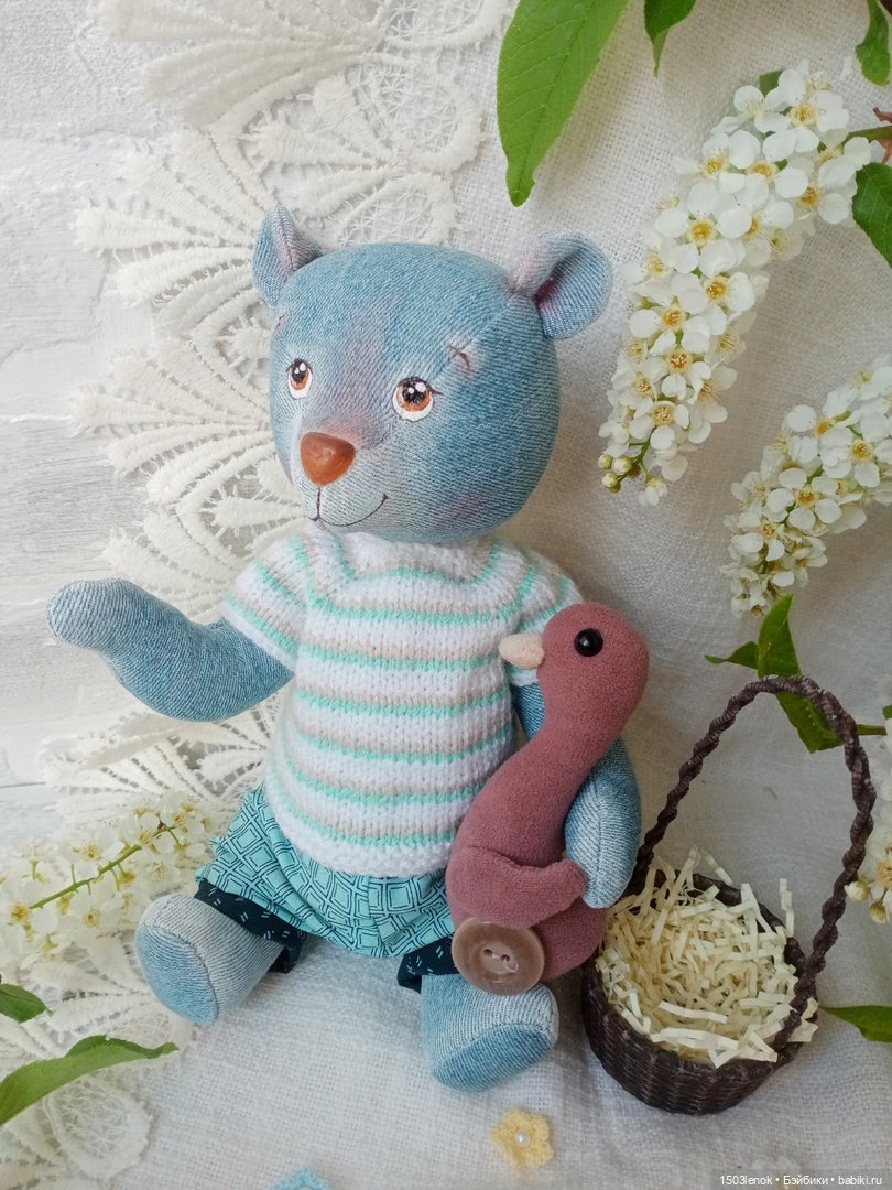 Тимоша и черёмуха — Авторские мишки Тедди и друзья: фото (фото 7)