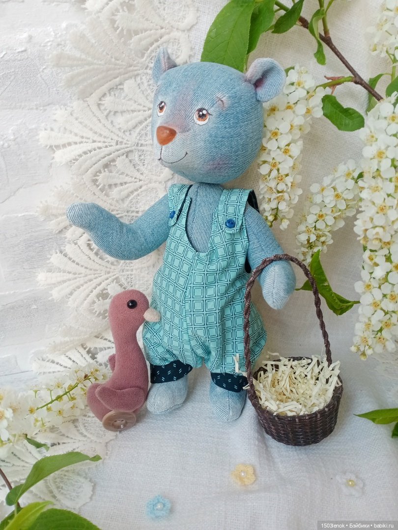 Тимоша и черёмуха — Авторские мишки Тедди и друзья: фото (фото 8)