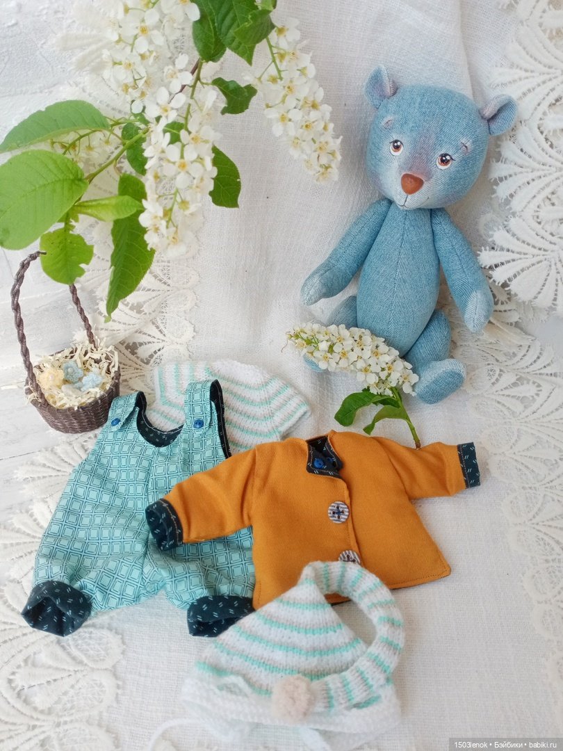 Тимоша и черёмуха — Авторские мишки Тедди и друзья: фото