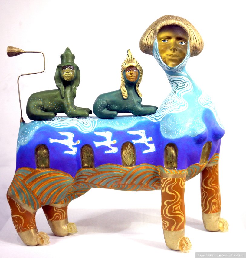 "Путешествие сфинксов" на выставке "Куклы с характером. Четвертая высота" (фото 2)