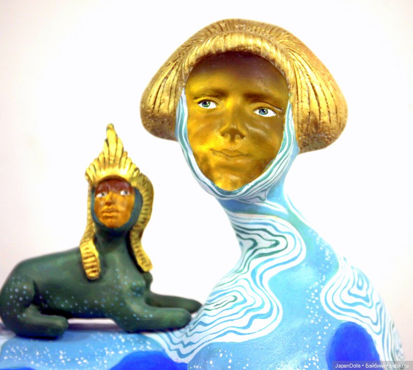 "Путешествие сфинксов" на выставке "Куклы с характером. Четвертая высота"