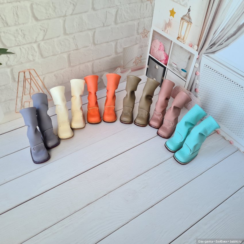 Сапожки для Паолки — Одежда и обувь для кукол своими руками: фото (фото 8)