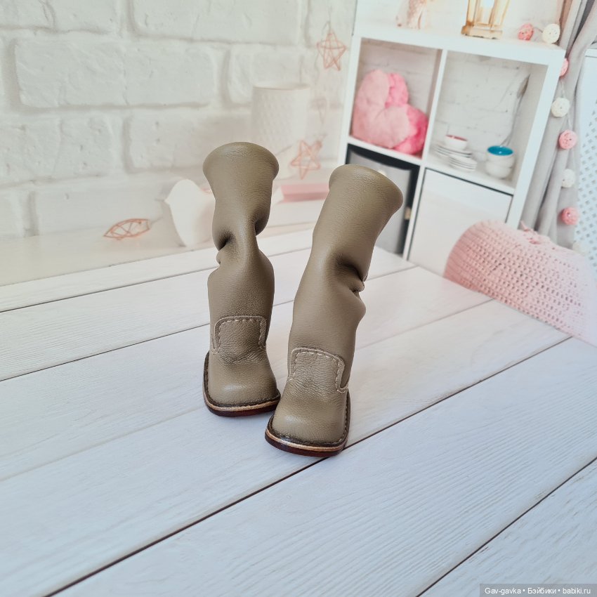 Сапожки для Паолки — Одежда и обувь для кукол своими руками: фото (фото 6)