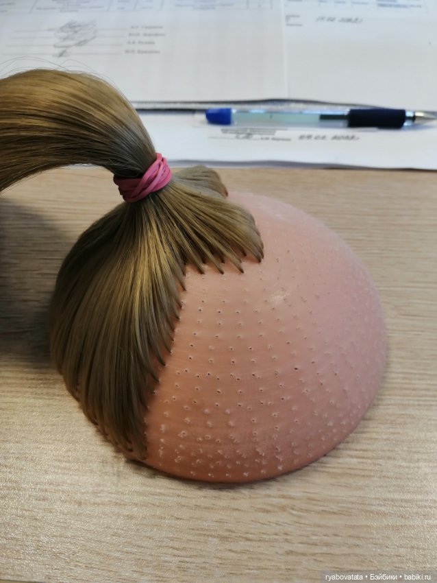 Прическа для Маринки — Ремонт кукол СССР и ГДР (немок): чернота