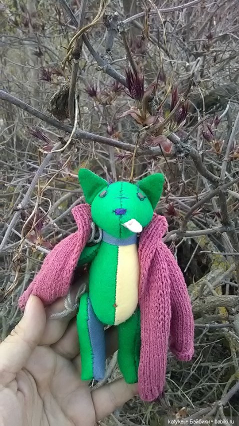 Зелёная планета — Текстильные игрушки и примитивы: кофейные