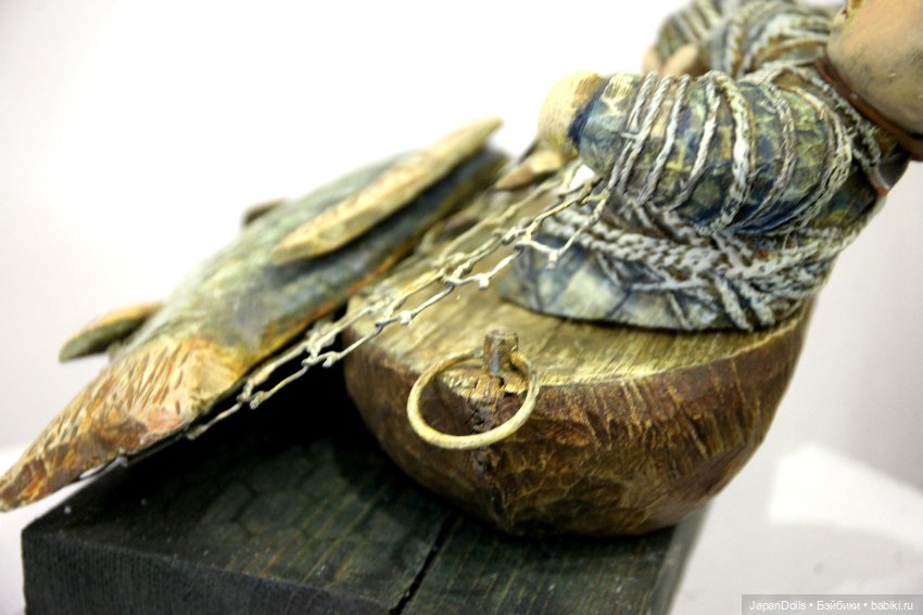 "Рыбаки с сетью" на выставке "Куклы с характером. Четвертая высота"