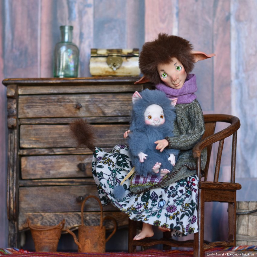 Амелия и Фунтик — Домашние фото авторских кукол: личные коллекции