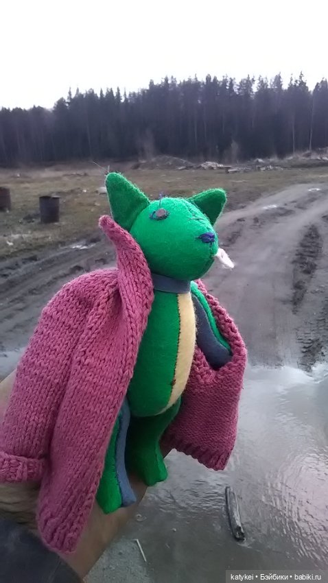 Зелёная планета — Текстильные игрушки и примитивы: кофейные