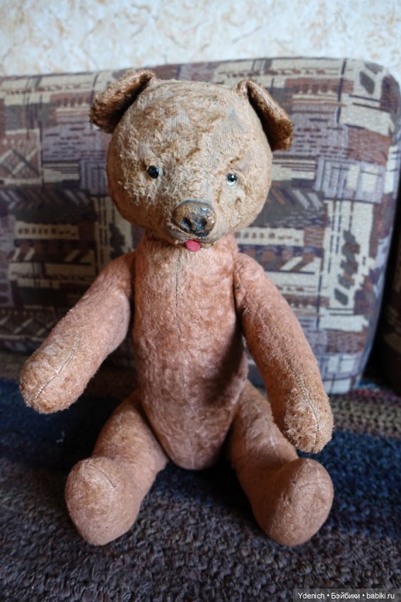 Игрушки нашего детства. Мой старенький медведь (фото 3)