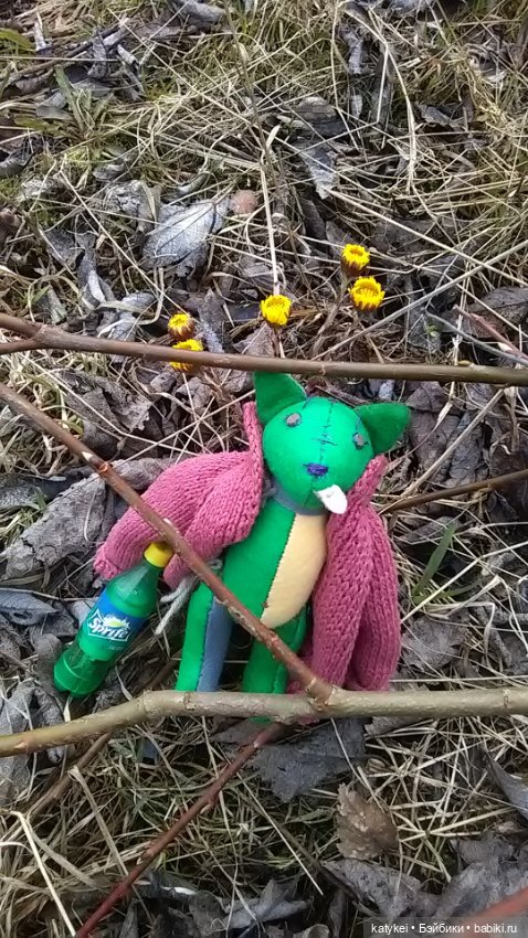 Зелёная планета — Текстильные игрушки и примитивы: кофейные