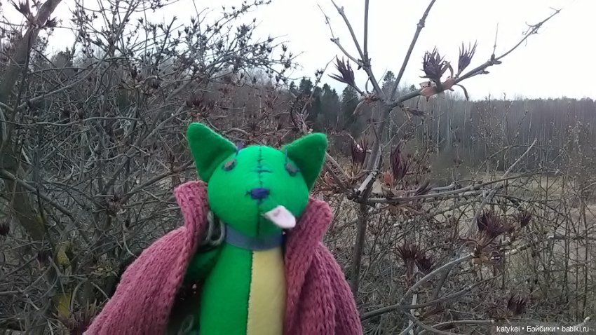 Зелёная планета — Текстильные игрушки и примитивы: кофейные