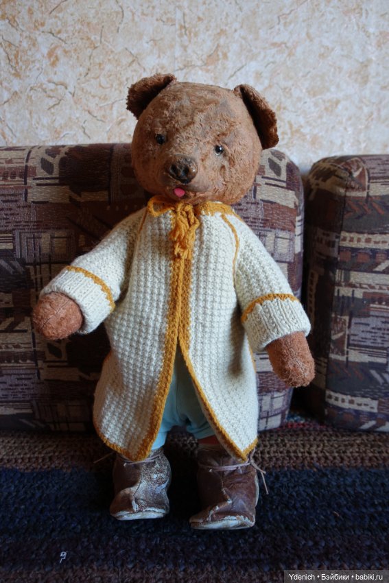 Игрушки нашего детства. Мой старенький медведь (фото 5)