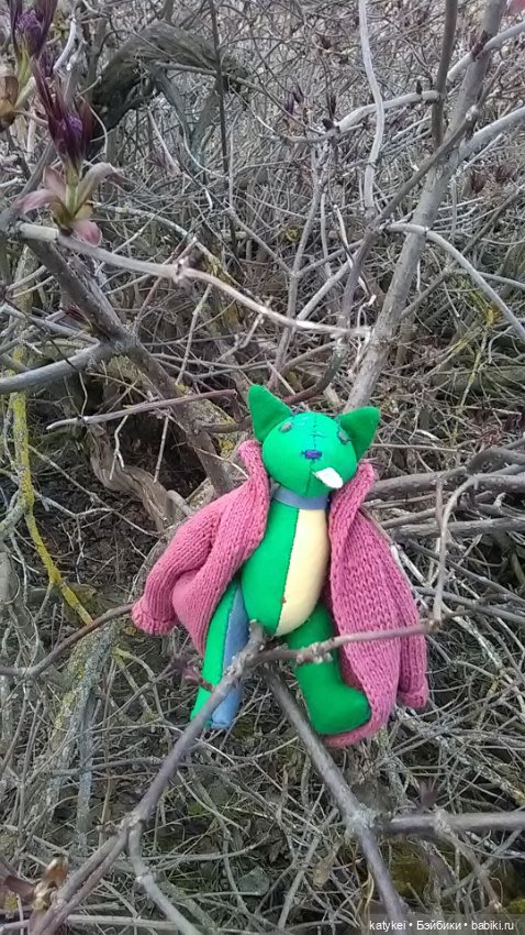 Зелёная планета — Текстильные игрушки и примитивы: кофейные (фото 10)