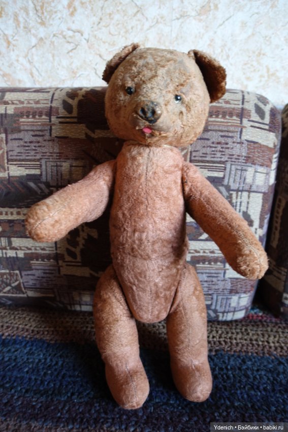 Игрушки нашего детства. Мой старенький медведь