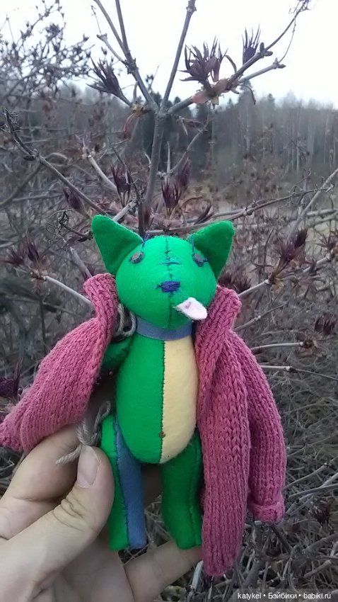 Зелёная планета — Текстильные игрушки и примитивы: кофейные