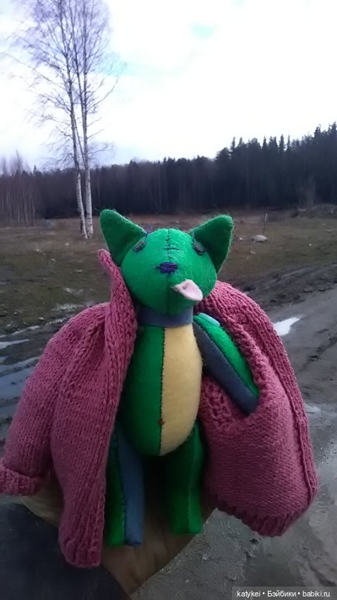 Зелёная планета — Текстильные игрушки и примитивы: кофейные