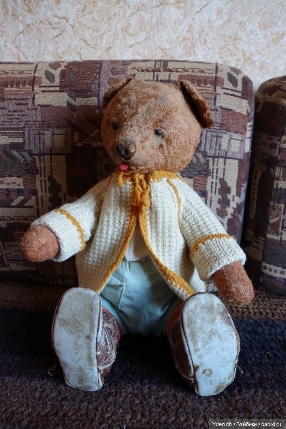 Игрушки нашего детства. Мой старенький медведь (фото 4)