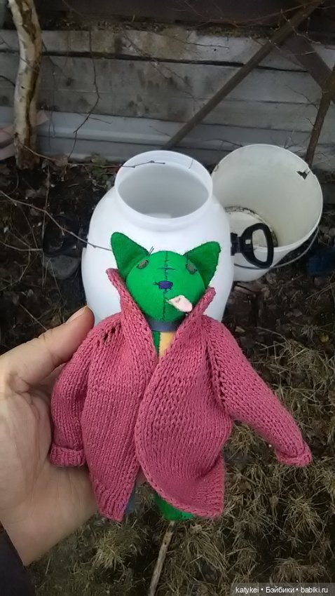 Зелёная планета — Текстильные игрушки и примитивы: кофейные