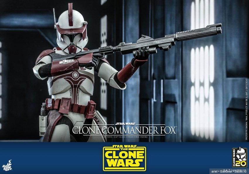Hot Toys анонсировали фигурку клона Командера Фокса по мотивам анимационного сериала «Звездные войны: Войны клонов» (фото 4)