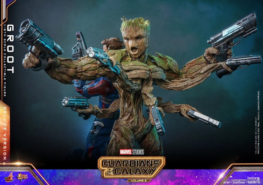 Hot Toys анонсировали фигурку Грута по мотивам фильма «Стражи Галактики. Часть 3»