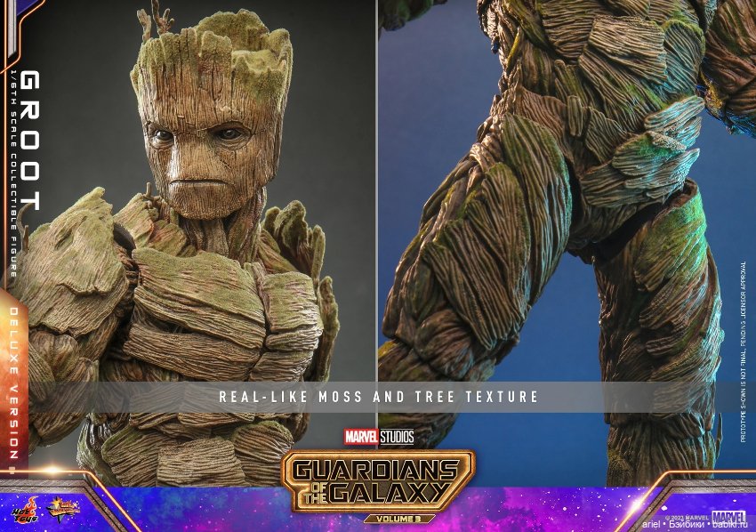 Hot Toys анонсировали фигурку Грута по мотивам фильма «Стражи Галактики. Часть 3» (фото 8)