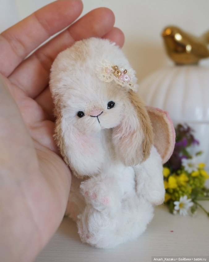 Зайка Аделин 💗 — Авторские мишки Тедди и друзья: фото (фото 4)