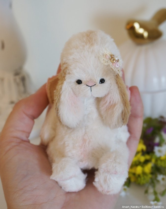 Зайка Аделин 💗 — Авторские мишки Тедди и друзья: фото