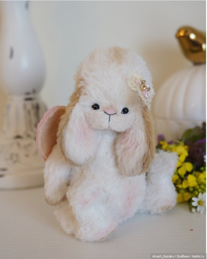 Зайка Аделин 💗 — Авторские мишки Тедди и друзья: фото (фото 3)