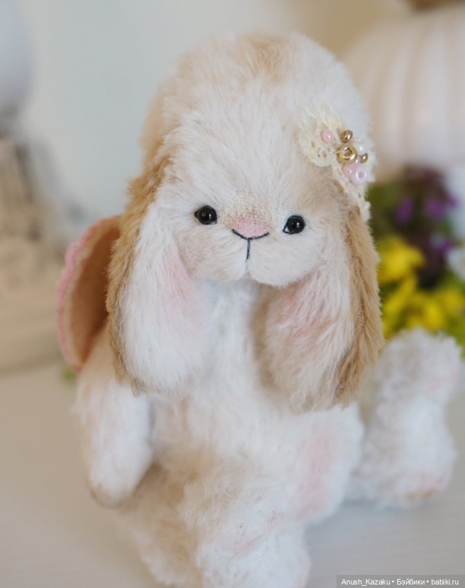 Зайка Аделин 💗 — Авторские мишки Тедди и друзья: фото (фото 9)