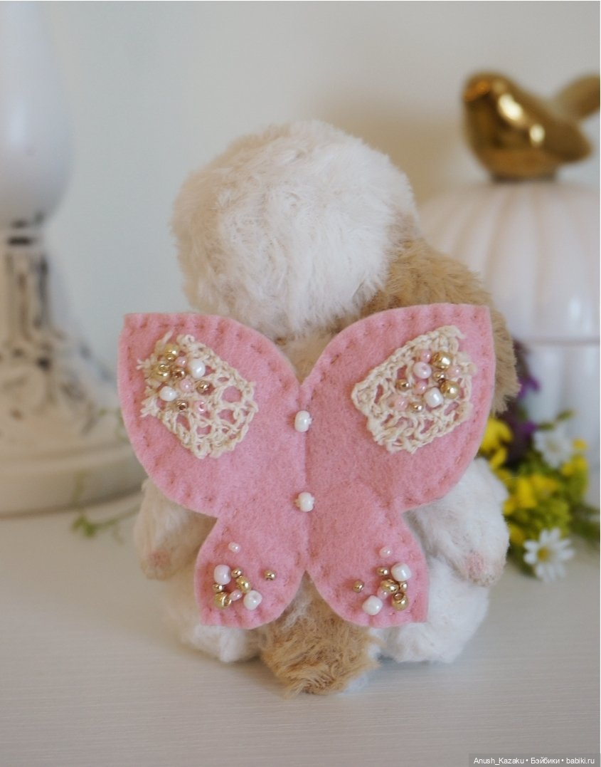 Зайка Аделин 💗 — Авторские мишки Тедди и друзья: фото (фото 10)