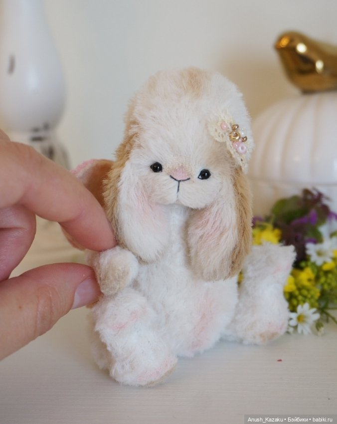 Зайка Аделин 💗 — Авторские мишки Тедди и друзья: фото (фото 7)