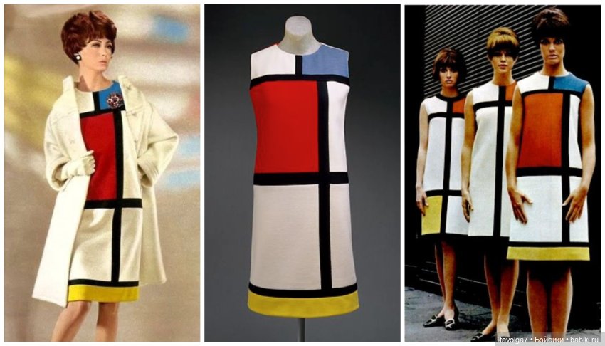 12 коллажей по моде 1960х