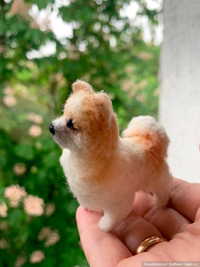 Шпиц по фото — Вязаные игрушки и амигуруми: крючком (фото 3)