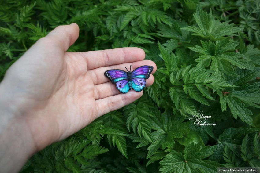 Броши бабочки — Авторские украшения и аксессуары для кукол: фото (фото 7)
