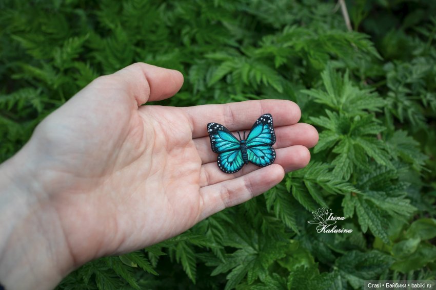 Броши бабочки — Авторские украшения и аксессуары для кукол: фото (фото 9)