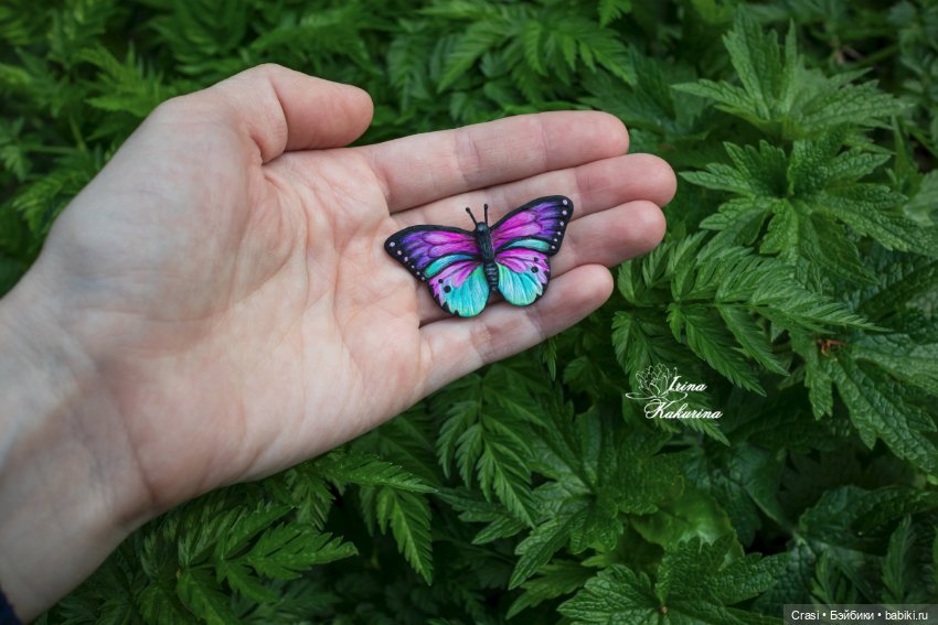 Броши бабочки — Авторские украшения и аксессуары для кукол: фото (фото 6)