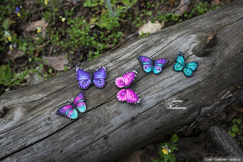 Броши бабочки — Авторские украшения и аксессуары для кукол: фото (фото 3)