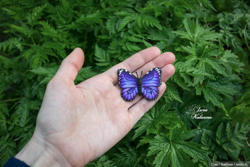 Броши бабочки — Авторские украшения и аксессуары для кукол: фото (фото 8)