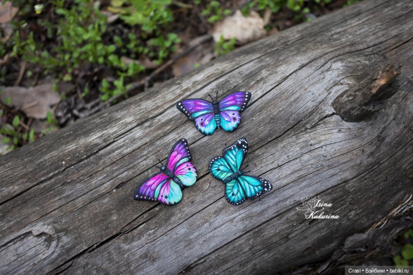 Броши бабочки — Авторские украшения и аксессуары для кукол: фото (фото 4)