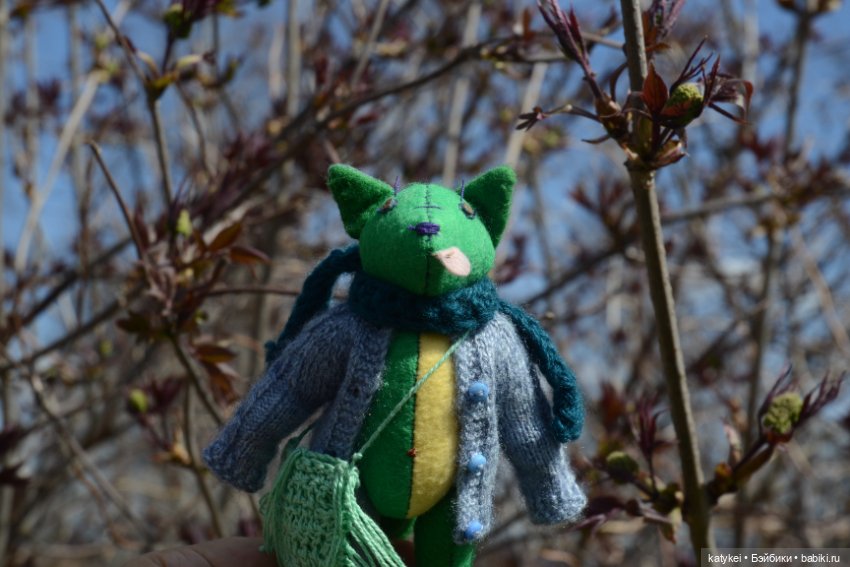 И так зелёные — Авторские мишки Тедди и друзья: фото