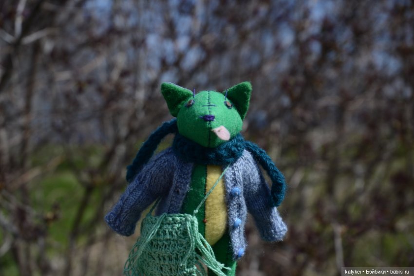 И так зелёные — Авторские мишки Тедди и друзья: фото (фото 9)