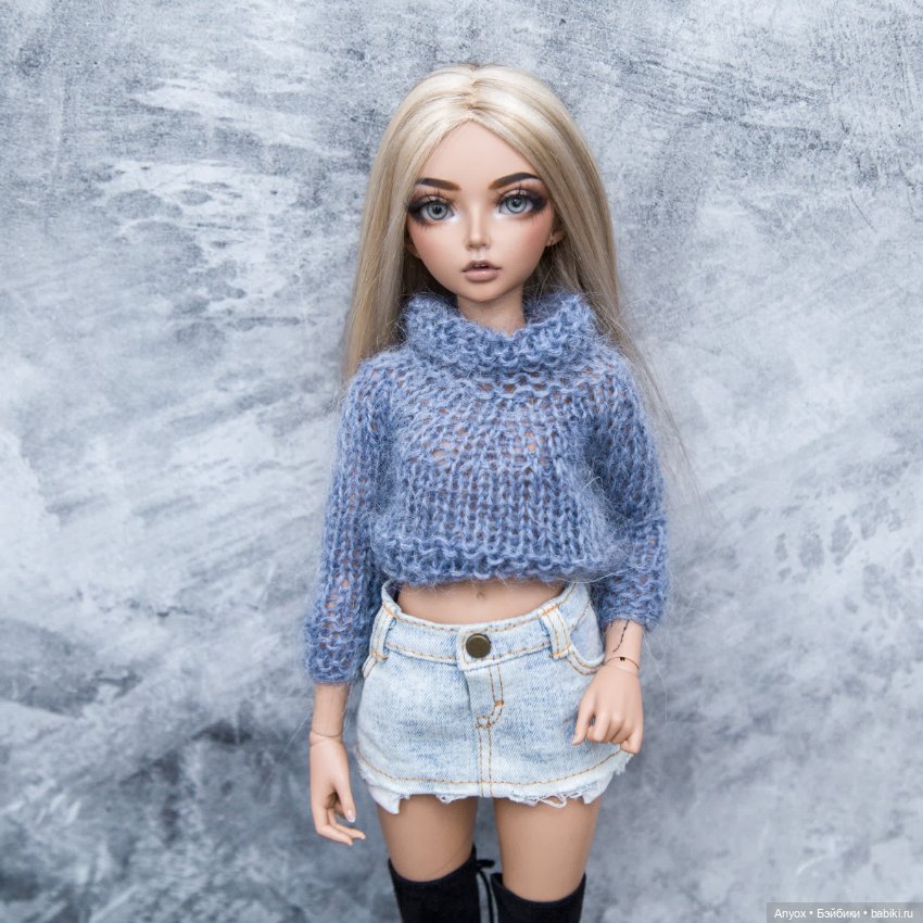 Первое вязаное на Минифи — Одежда и обувь для кукол своими руками: фото