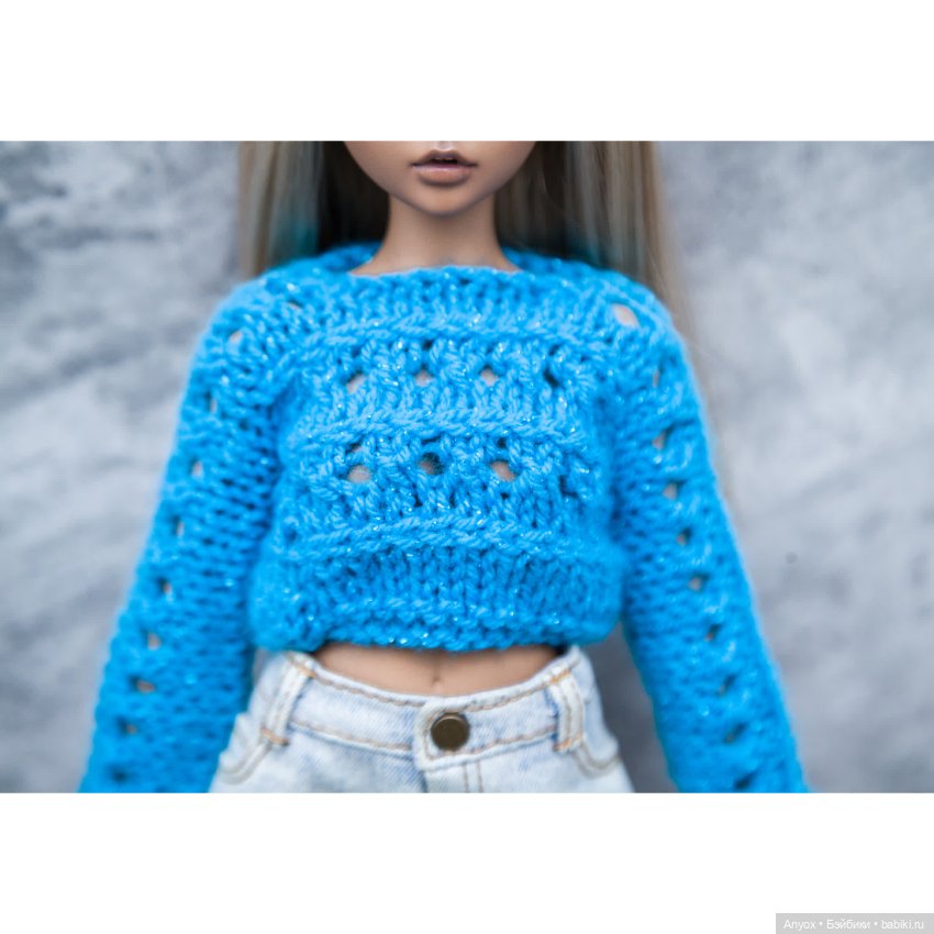 Первое вязаное на Минифи — Одежда и обувь для кукол своими руками: фото