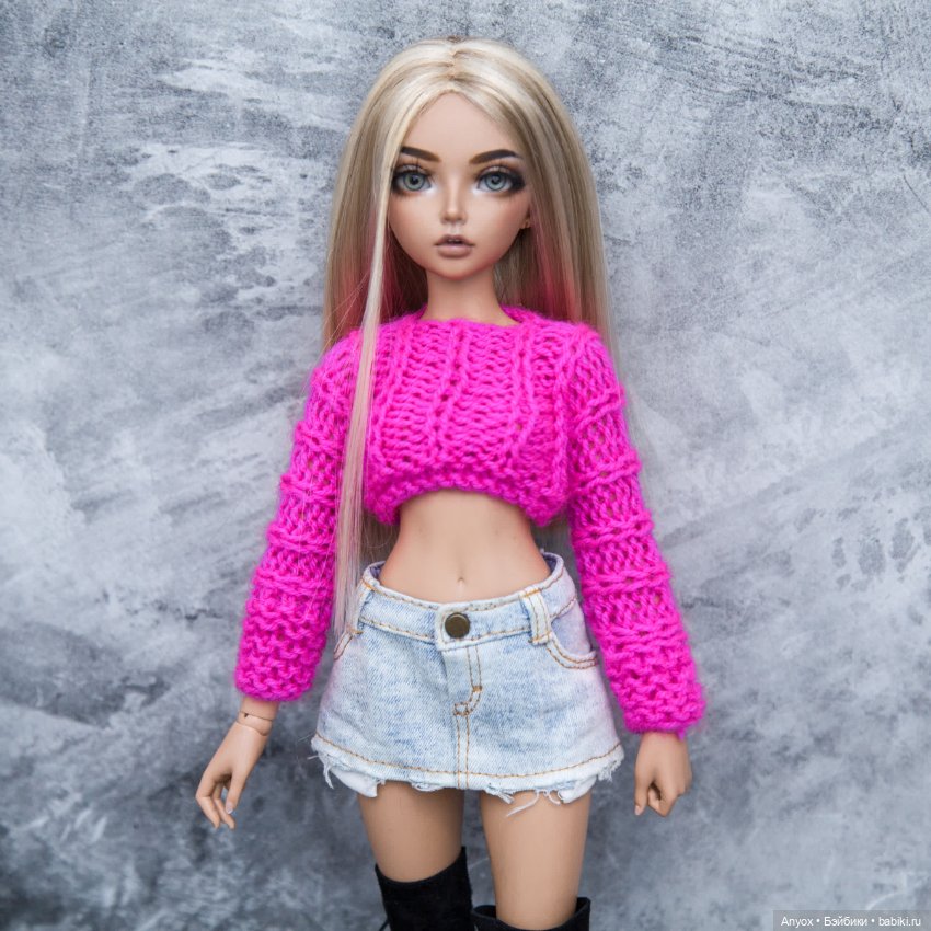 Первое вязаное на Минифи — Одежда и обувь для кукол своими руками: фото