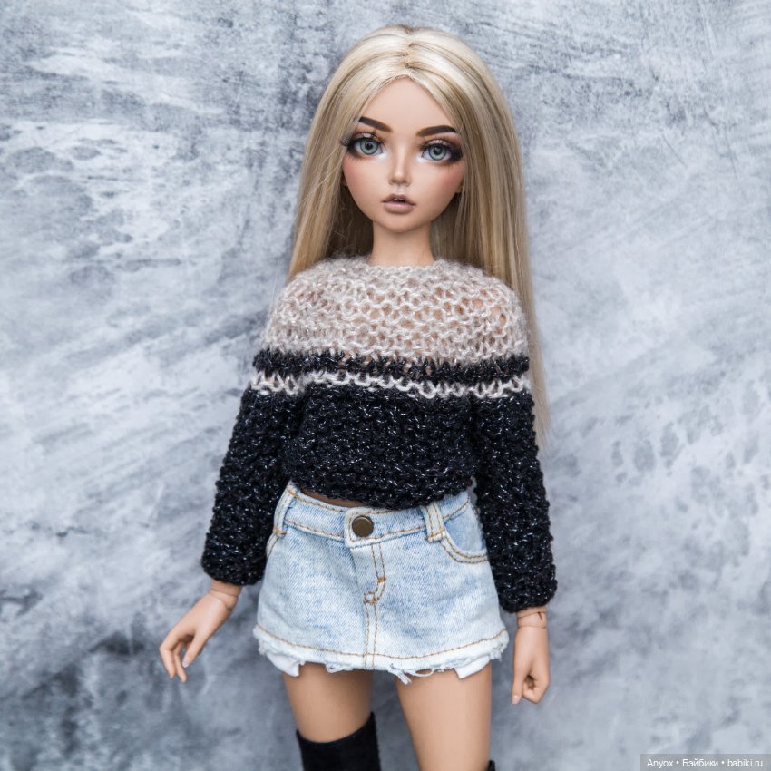 Первое вязаное на Минифи — Одежда и обувь для кукол своими руками: фото