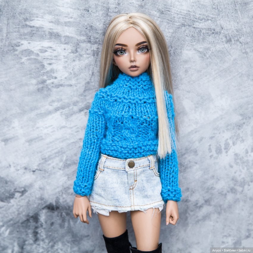 Первое вязаное на Минифи — Одежда и обувь для кукол своими руками: фото (фото 5)