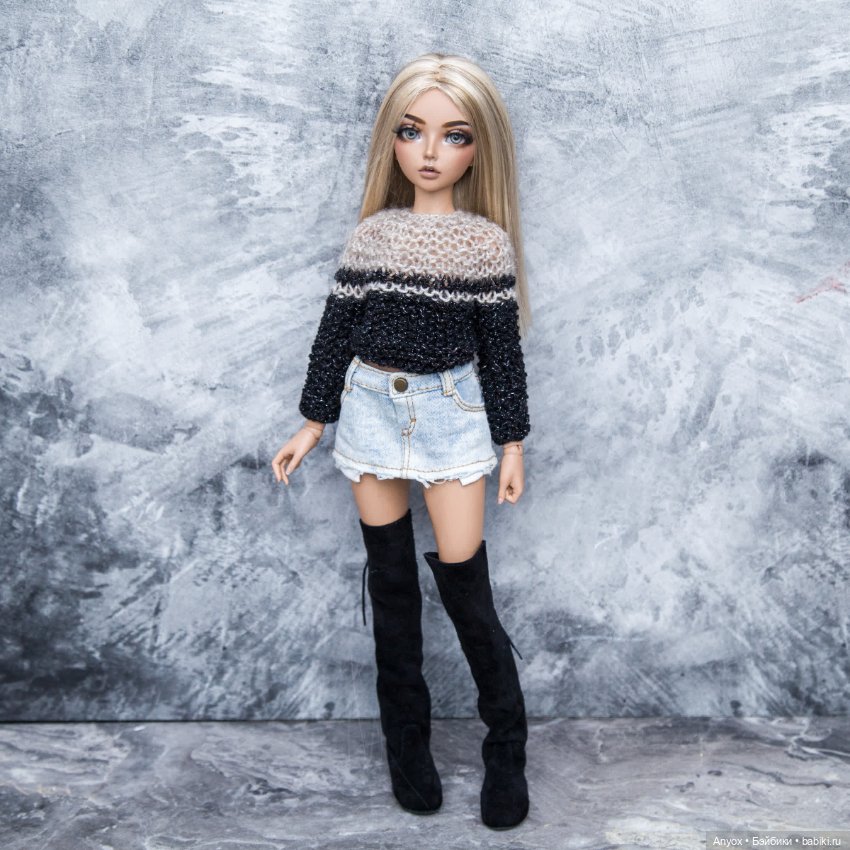 Первое вязаное на Минифи — Одежда и обувь для кукол своими руками: фото